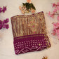 Pure Gajji Silk Saree with Hand Zardozi Work and Heavy Blouse ##SR021