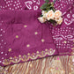 Pure Gajji Silk Saree with Hand Zardozi Work and Heavy Blouse ##SR021