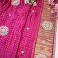 Modal Gajji Silk Saree with Gota Patti Handwork