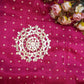 Modal Gajji Silk Saree with Gota Patti Handwork