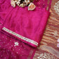Modal Gajji Silk Saree with Gota Patti Handwork