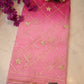 Moss Georgette Saree with Sikhiya Gota Patti Work ##SR001