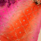 Moss Georgette Saree with Sikhiya Gota Patti Work ##SR001