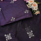 Embroidery Saree with Border and Buta Design ##SR008