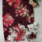 CHINON SAREE WITH FLOWER PRINT & CUTDANA WORK (MARWADI CHAT COLOURS)  ##SR071