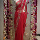 KARWA CHAUTH SPECIAL RAJPUTI SAREE ON GEORGETE FABIRC ##SR0359