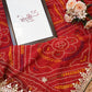 Rajasthani Born Bandhej Chunri Saree with Gota Patti Work ##SR027