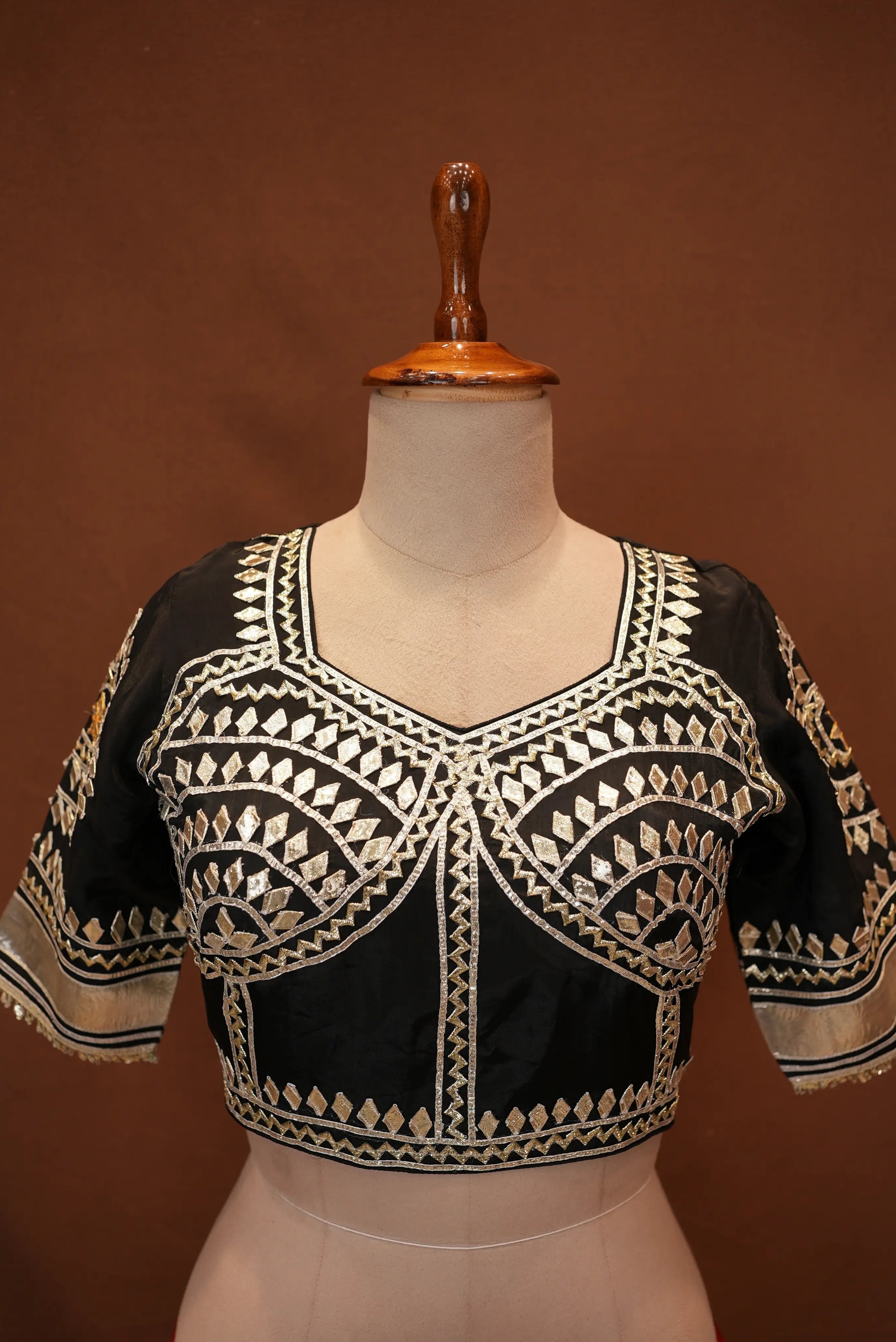Rajasthani Angi Blouse with Gota Patti Work