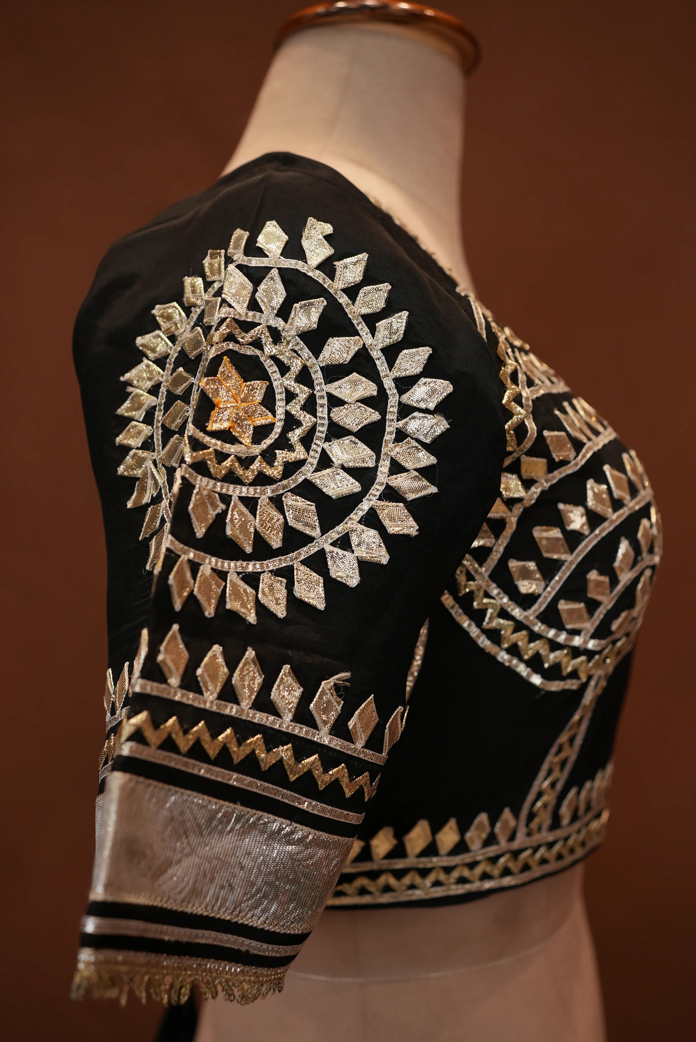Rajasthani Angi Blouse with Gota Patti Work