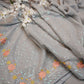 EMBROIDERY AND SEQUENCE WORK PARTY WEAR SAREE (WITH BLOUSE) ##SR086