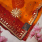 Georgette Gota Patti Rajasthani Saree with Border ##SR006