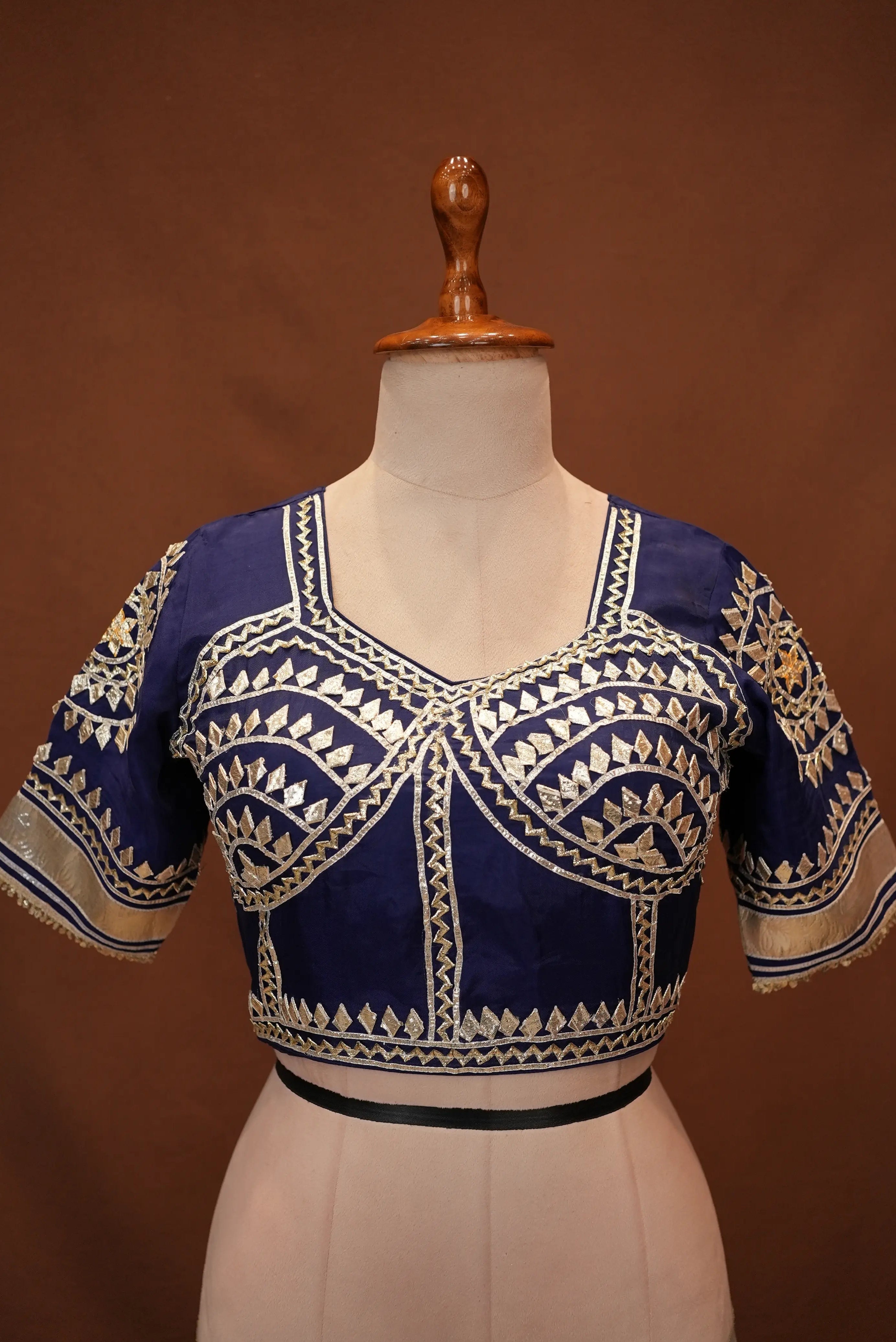 Rajasthani Angi Blouse with Gota Patti Work