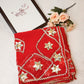 Georgette Kaccha Gota Patti Work Saree with Jal Border ##SR010