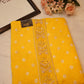 Pure cotton hand bandej tie work suit with chiffon dupatta (UNSTITCHED) ##SF004