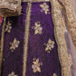 CRUSH TISSUE FABRIC LEHENGA WITH HEAVY FALIR AND HEAVY WORK WITH CONTRAST DUPATTA ##LC025