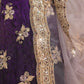 CRUSH TISSUE FABRIC LEHENGA WITH HEAVY FALIR AND HEAVY WORK WITH CONTRAST DUPATTA ##LC025