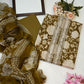 Pure cotton tie work suit with floral print ##SF001