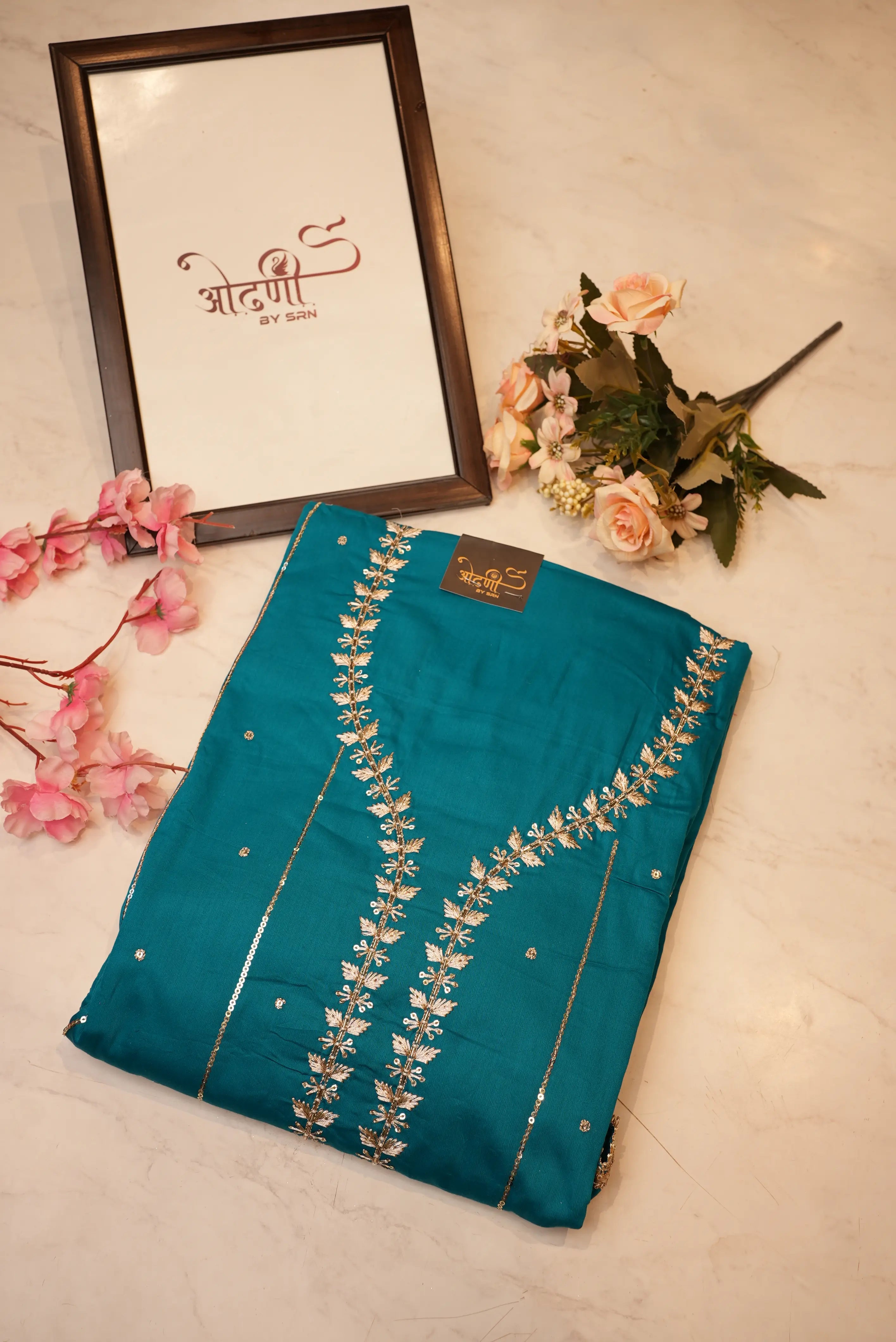Pure cotton  embroidery suit with dupatta (UNSTITCHED)