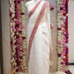 CRUNCHY SILK FABRIC SAREE WITH WITH BANDHANI AND CUT WORK BORDER & ZARKAN AND SEQUENCE WORK (WITH HEAVY BLOUSE) ##SR409