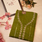Pure cotton  embroidery suit with dupatta ##SF007