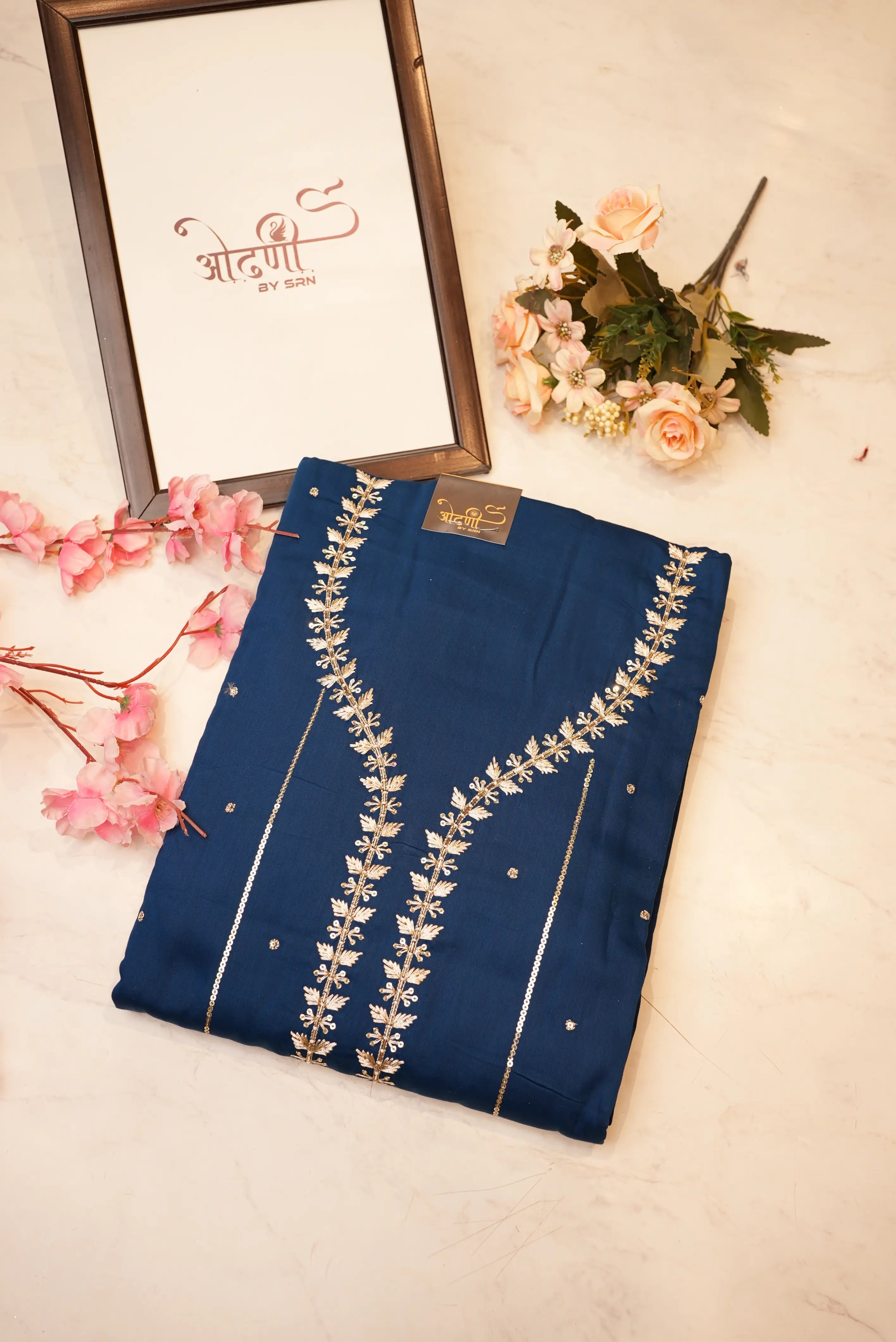 Pure cotton  embroidery suit with dupatta (UNSTITCHED)