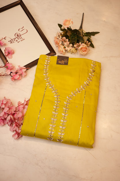 Pure cotton  embroidery suit with dupatta ##SF007