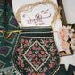 Chanderi silk hand work suit with heavy zari dupatta with potli & juti ##SF008