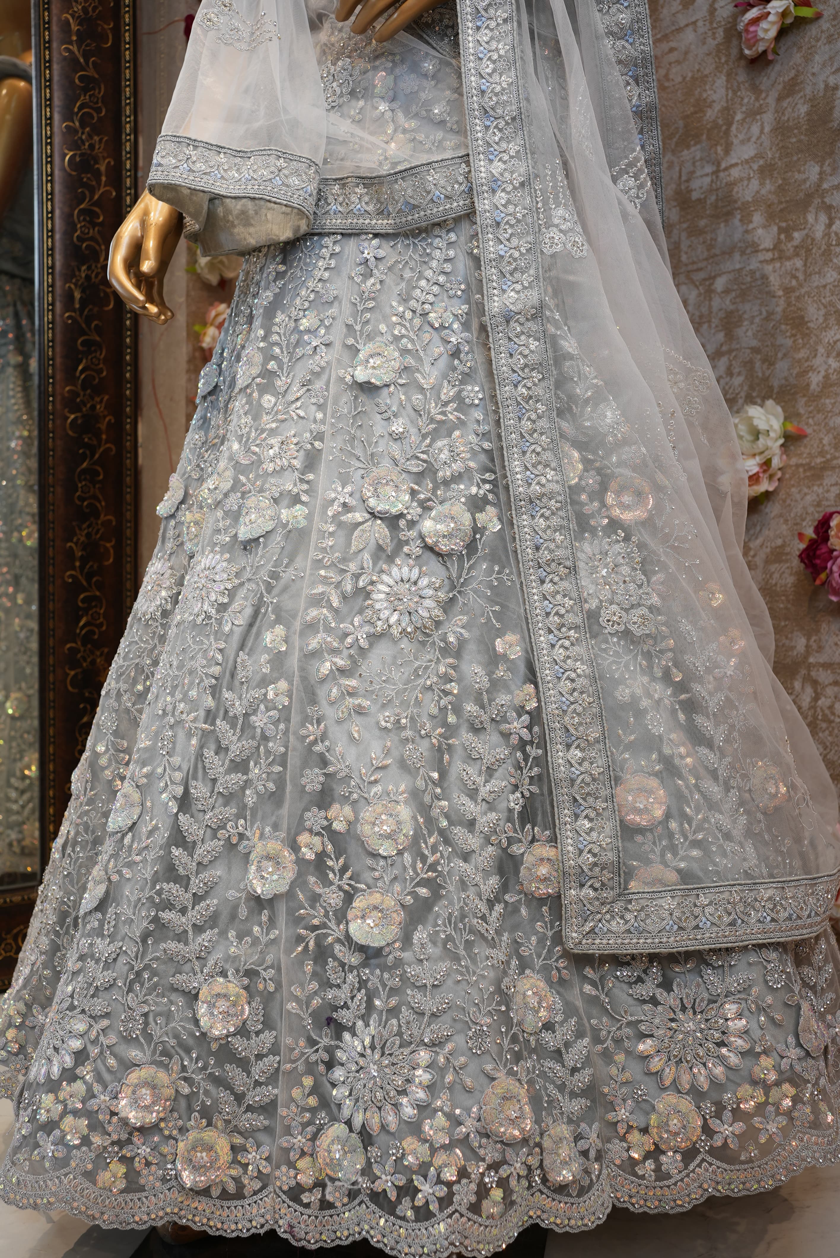 Majestic Masterpiece Lehenga (UNSTITCHED)