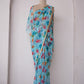 FLOWER PRINT ON CHIFFON FABRIC DAILY WEAR SAREE (WITHOUT BLOUSE) ##SR0173