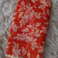 FLOWER PRINT ON CHIFFON FABRIC DAILY WEAR SAREE (WITHOUT BLOUSE) ##SR0173