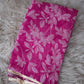 FLOWER PRINT ON CHIFFON FABRIC DAILY WEAR SAREE (WITHOUT BLOUSE) ##SR0173