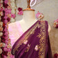 FESTIVAL SPECIAL RAJPUTI SAREE ON CHAMUNDA CHIFFON FABRIC (WITH CONTRAST GREEN BLOUSE)  ##SR0369