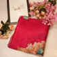 Chinon fabric digital print handwork saree ## SR029