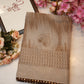 Georgette synthetic fabric saree with foil print ##031