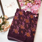 Weight less fabric synthetic saree with flower print ##SR032