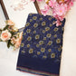 Weight less fabric synthetic saree with flower print ##SR033