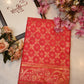 Dola silk fabric saree with foil print ##SR034