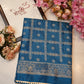 Dola silk fabric saree with foil print ##SR035