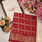 Dola silk fabric saree with foil print ##SR035