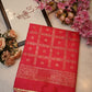 Dola silk fabric saree with foil print ##SR035