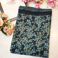 Syntnetic fabric saree with flower print ##SR026
