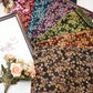Syntnetic fabric saree with flower print ##SR026