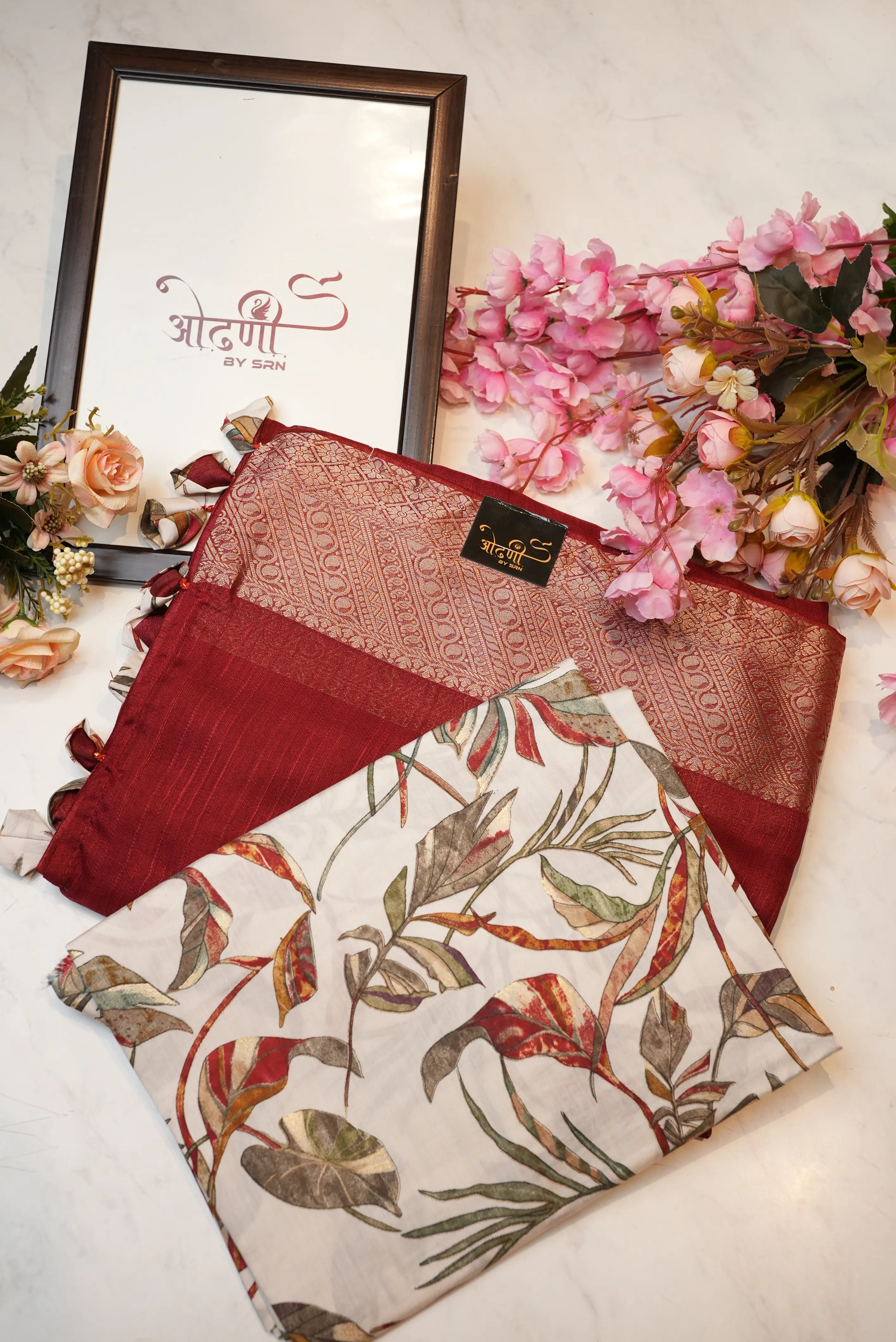 Couple Saree Set With Matching Blouse & Kurta
