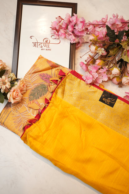Couple saree set with matching blouse & kurta ##SR043