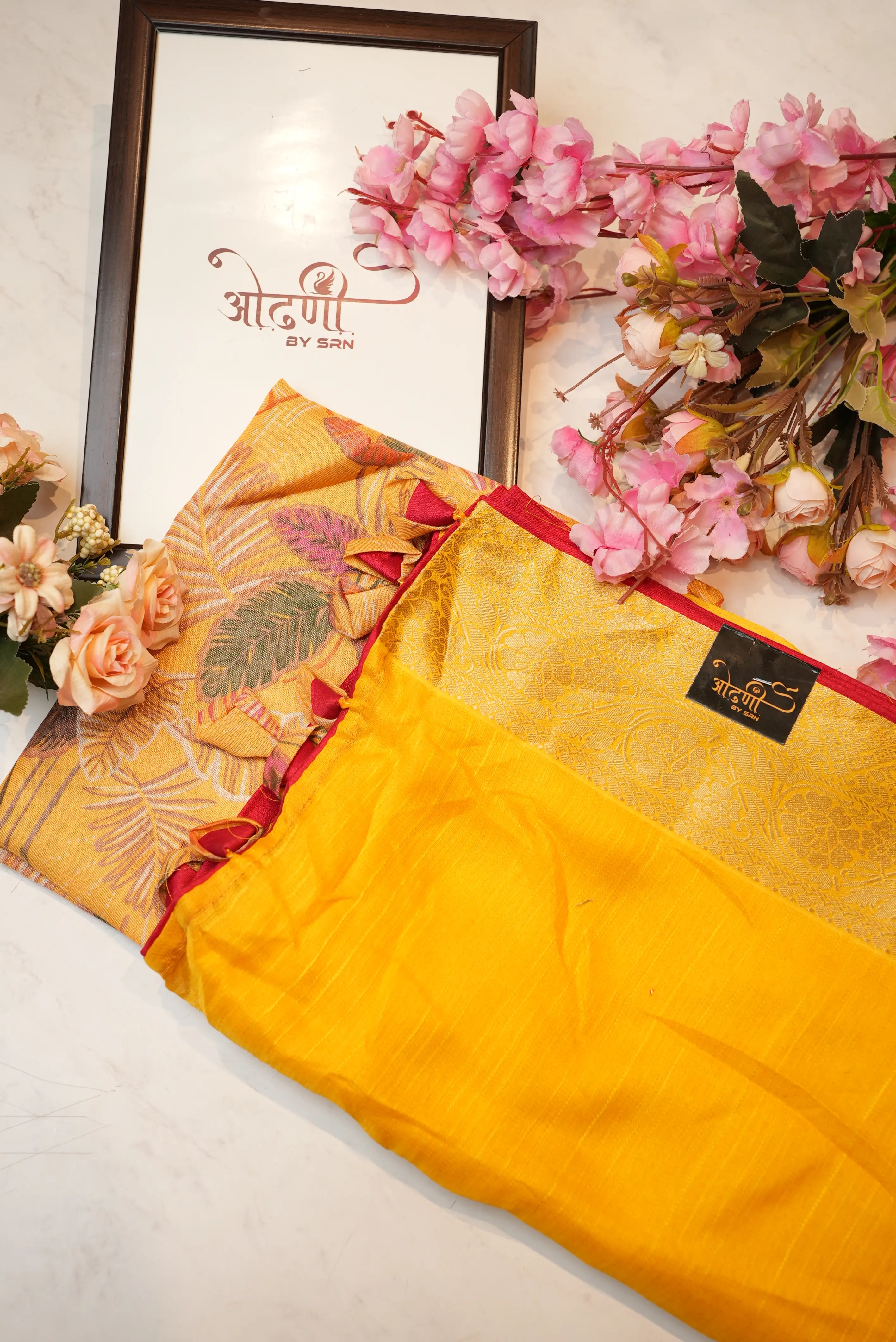 Couple Saree Set With Matching Blouse & Kurta