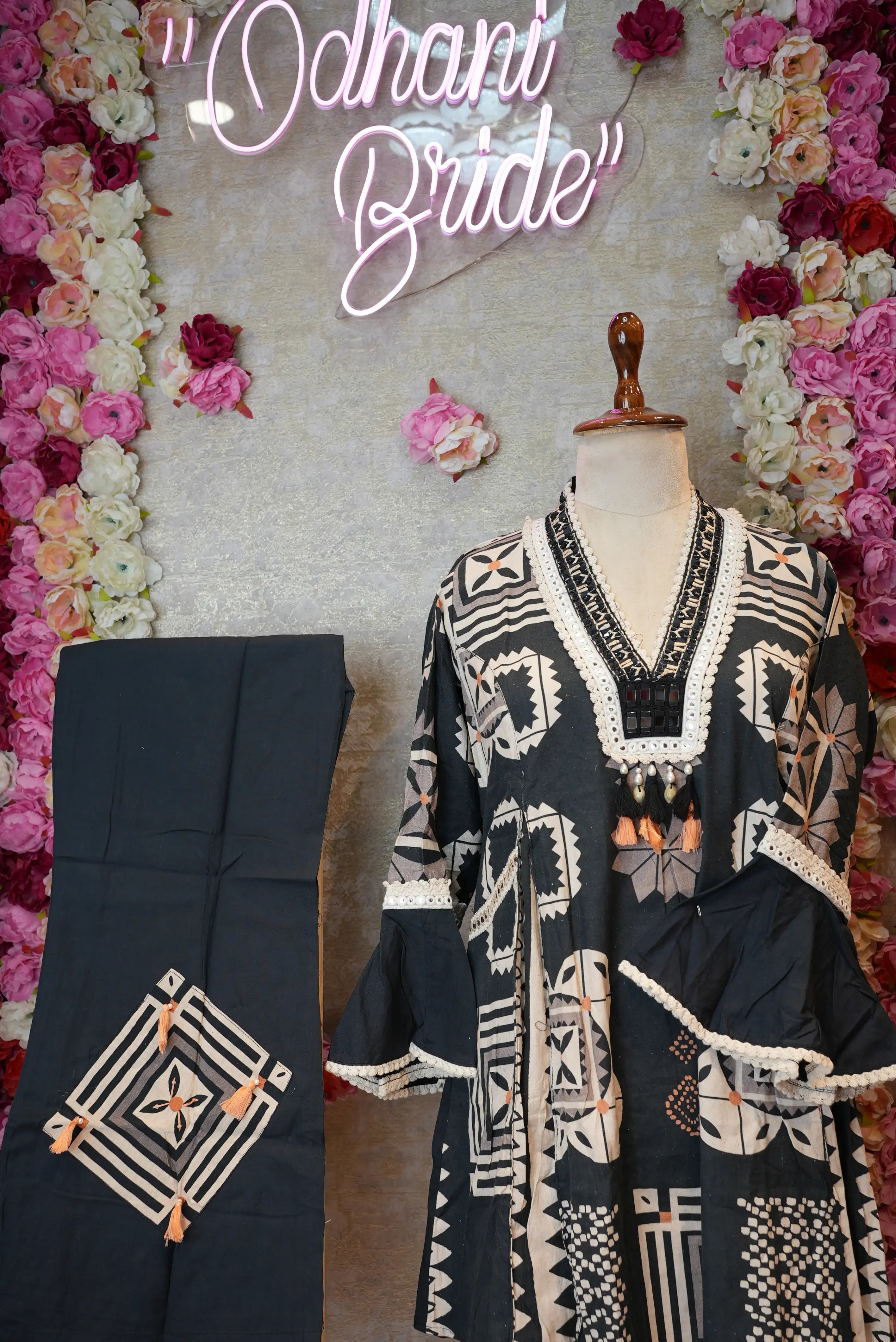 Pure Super Cotton Co-Ord Set With Embroidery Work