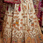 HEAVY ZARKAN AND KANI WORK ON PURE RAW SILK LEHENGA WITH CONTRAST DUPATTA & HEAVY BLOUSE ##LC027