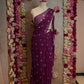 TRADITIONAL BUNDHI BANDHEJ SAREE ON BANGLORI CHIFFON FABRIC ##SR0373