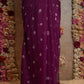 TRADITIONAL BUNDHI BANDHEJ SAREE ON BANGLORI CHIFFON FABRIC ##SR0373