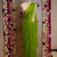 TRADITIONAL BUNDHI BANDHEJ SAREE ON BANGLORI CHIFFON FABRIC ##SR0373